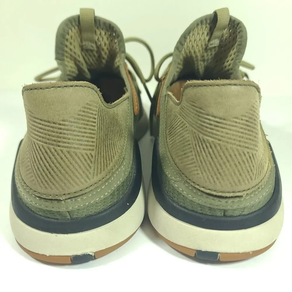 Olukai Mio Li Sneakers Hunter Green Lava Rock Shoes 10440-HGLR Mens Size 10